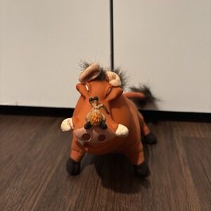 Applause The Lion‎ King Pumbaa Timon Vinyl Mini Plush Disney 8"